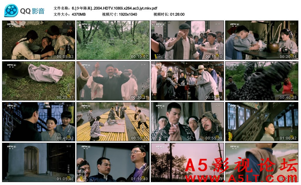 少年陈真迅雷资源下载