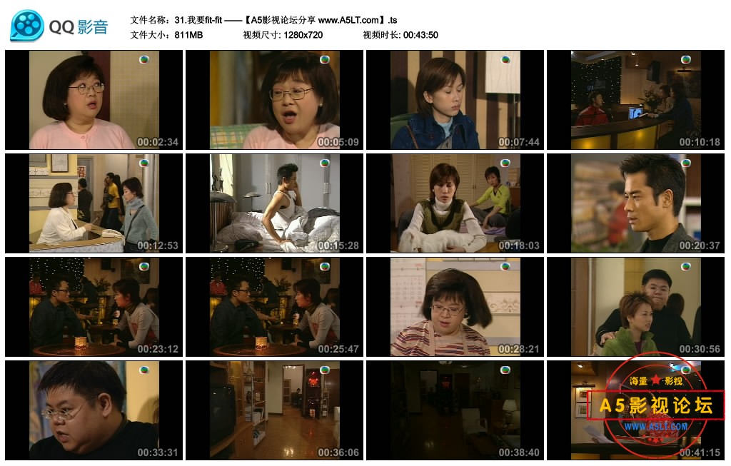 [香港TVB][我要Fit-Fit/出头当自强][百度云网盘下载][GOTV源码TS][720P高清20.3G/每集810M][2002年][文颂娴 ...