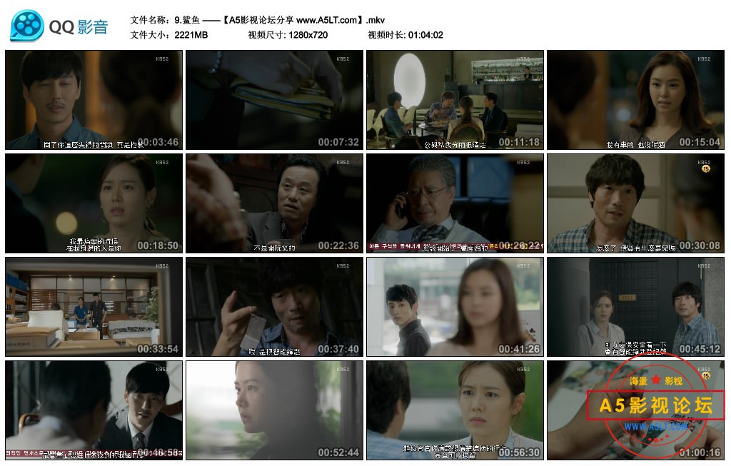 [韩剧][鲨鱼][百度云网盘下载][HDTV][720P高清MKV/43.5G/每集2.1G][2013年][孙艺珍/金南佶/河锡辰][韩语外 ...
