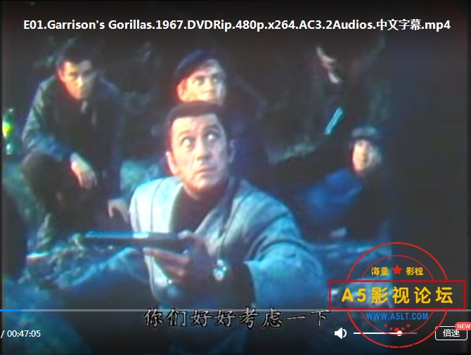 美国1967 8.2分神剧[加里森敢死队][DVDip-MP4][480P][国英双语中字][26集全 每集约1.3GB]百度网盘