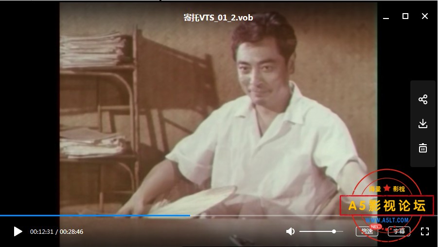 中国经典老电影1976[峨眉电影制片厂][寄托][DVD原盘/3.48GB][576P][国语无字][荣晓蜜]百度网盘