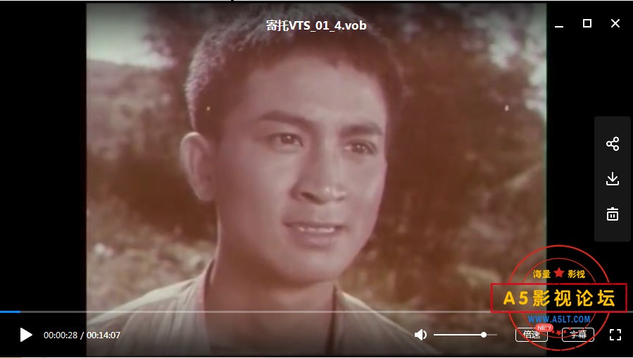 中国经典老电影1976[峨眉电影制片厂][寄托][DVD原盘/3.48GB][576P][国语无字][荣晓蜜]百度网盘