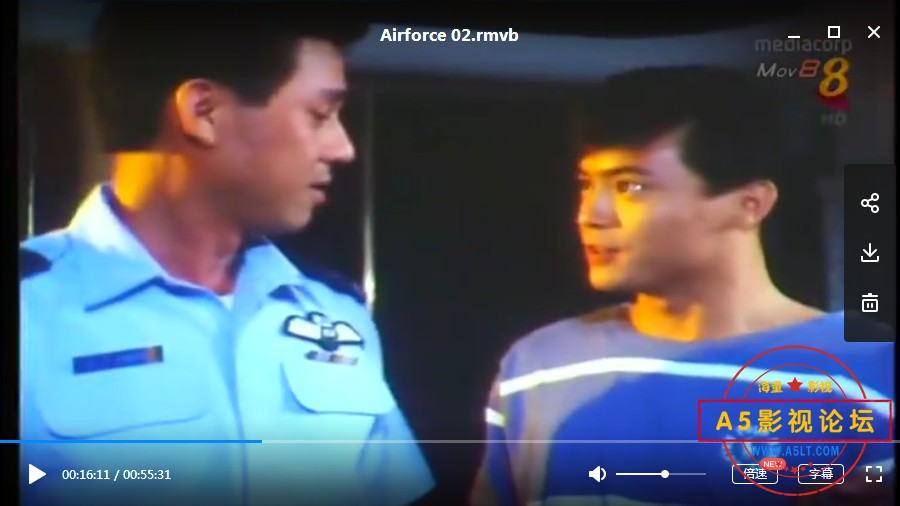 1988新加坡军旅剧[空军][HD8源码-RMVB][576P][国语无字][8集全 每集约300M-400M][李南星 陈天文 陈之财 陈  ...