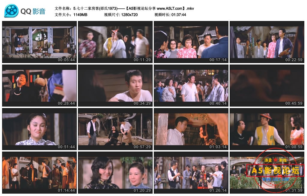 [邵氏电影][七十二家房客][百度云网盘下载][720P高清MKV/1.12G][1973年][胡锦岳华井莉/沈殿霞][国语无字幕]