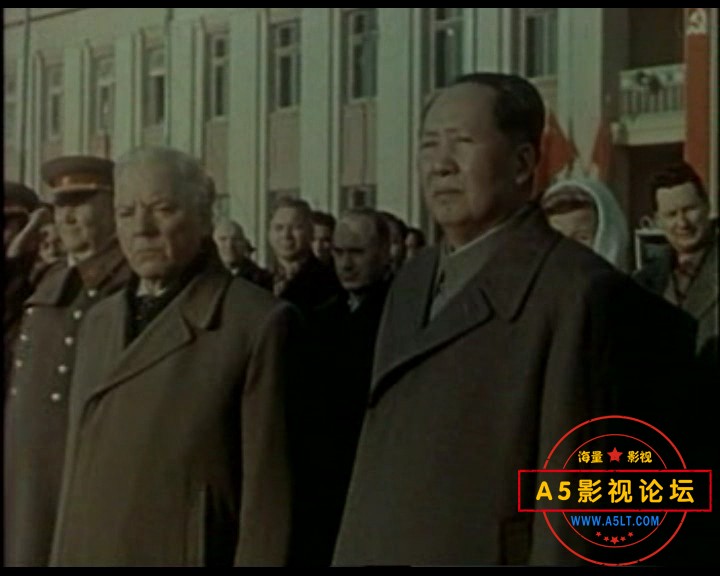 1957 珍贵的纪录片-毛泽东主席 周恩来**防问苏联[MPG/720X576][国语中字][2.04GB]（第一部分）百度网盘