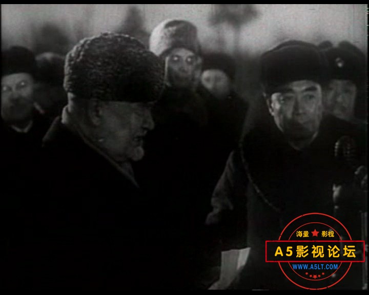 1957 珍贵的纪录片-毛泽东主席 周恩来**防问苏联[MPG/720X576][国语中字][2.04GB]（第一部分）百度网盘