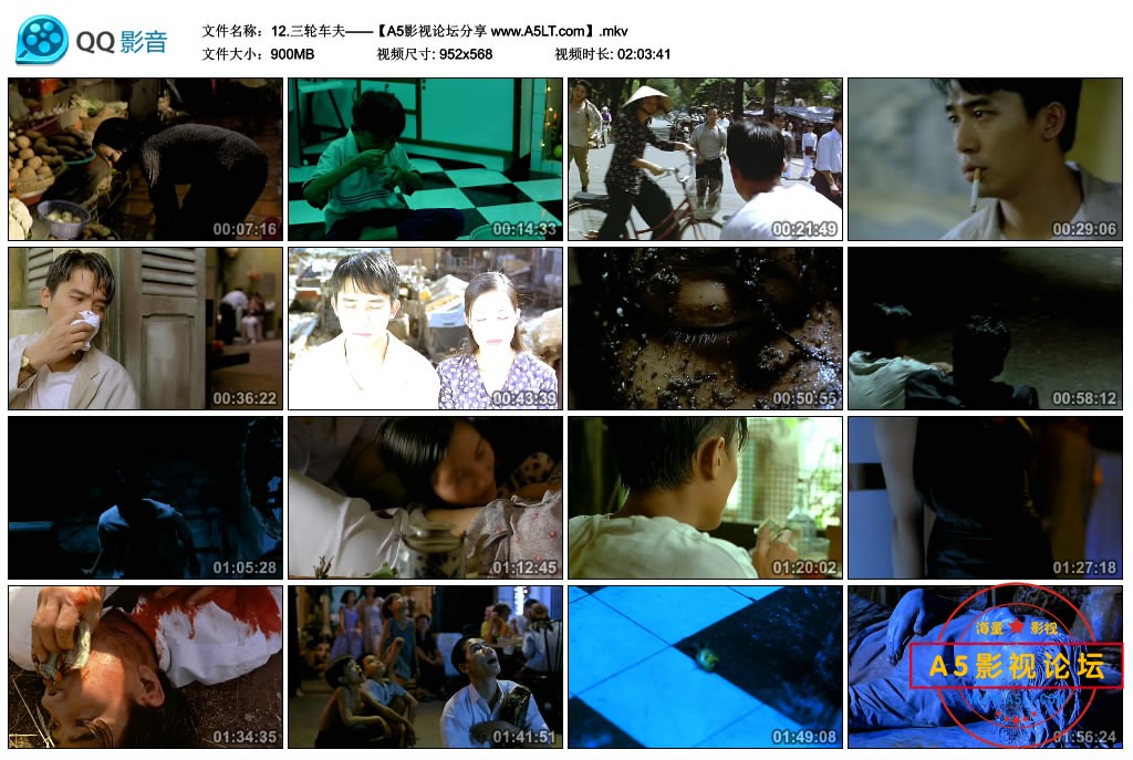 [越南电影][三轮车夫][百度云网盘下载][高清900M][720P-MKV][1995年][梁朝伟/黎文禄/陈女燕溪][国越双语中  ...