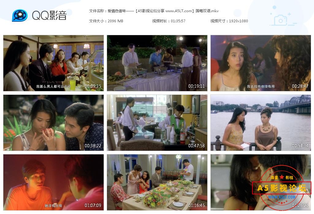 [美亚修复电影][爱情色香味][百度云网盘资源下载][1080P高清MKV/2.04G][1994年][周海媚/方中信][国语字幕]