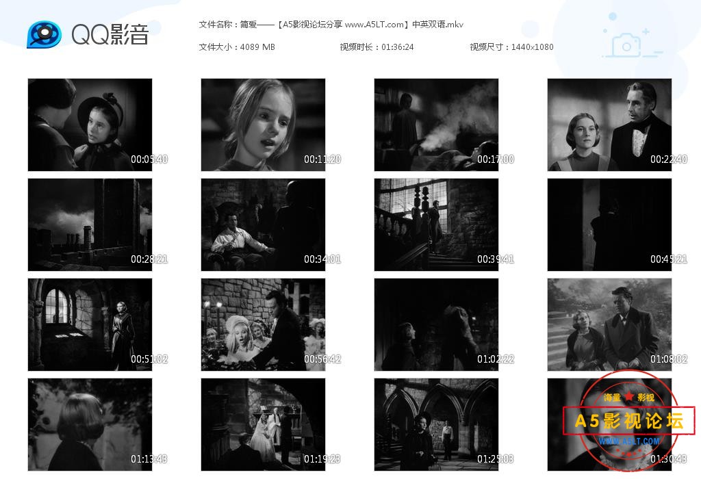 [美国电影][简爱][多版本][百度云网盘资源下载][1080P高清MKV/3.99G][1943年][国英双语][中字幕]