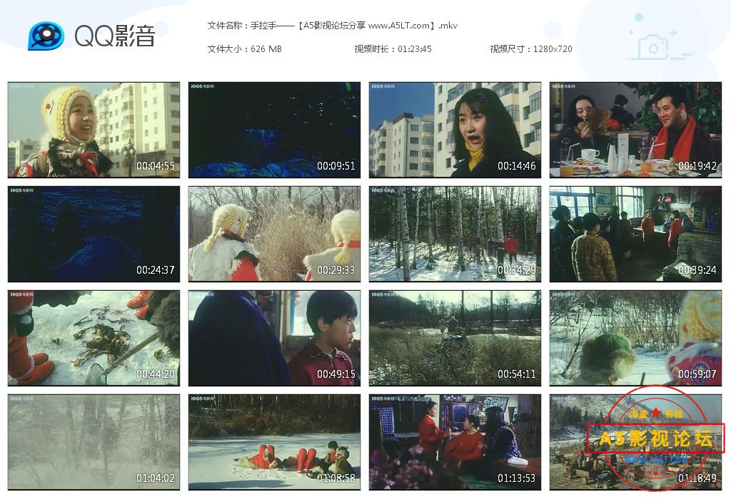 [老电影][手拉手][百度云网盘资源下载][720P高清MKV/630M][1995年][安一姊/安一妹]