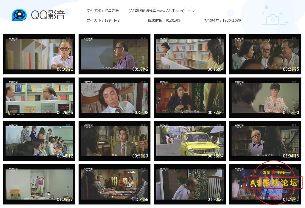 [台湾老电影][候鸟之爱][百度云网盘资源下载][1080P高清MKV/1.36G][1980年][胡慧中/徐明/韩苏][国语]