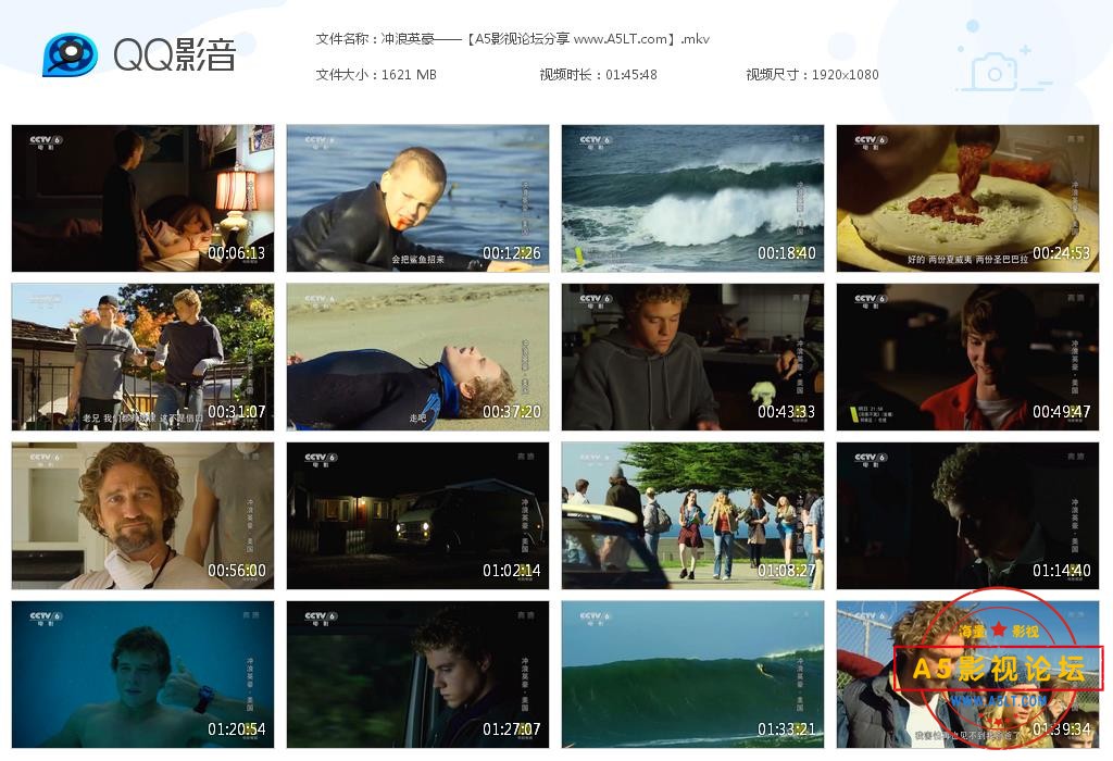 [美国电影][冲浪英豪][百度云网盘资源下载][1080P高清MKV/1.58G][2012年][央译配音][国语][字幕]