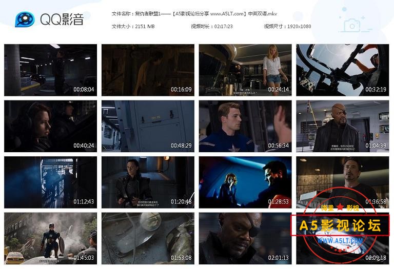 [美国电影][复仇者联盟1][百度云网盘资源下载][1080P高清MKV/2.1G][2012年][英语中字幕][惊悚/科幻][中字幕 ...