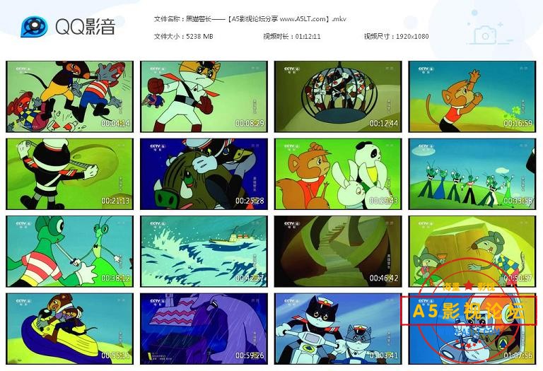 [动画电影][黑猫警长][百度云网盘资源下载][1080P高清MKV/5.1G][2010年][吴磊/李扬/大山/林妙可]