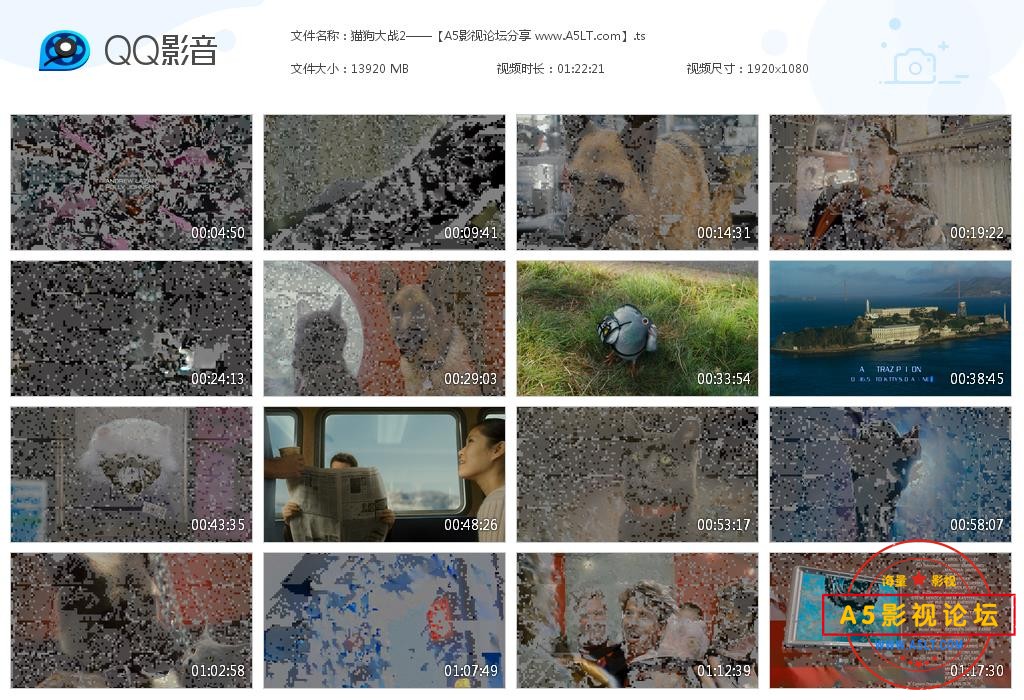 [美国/澳大利亚电影][猫狗大战2][百度云网盘资源下载]1080P高清MKV/TS/12G][2010年][国英双语][无字幕]