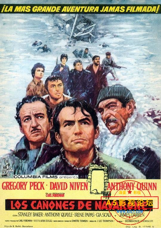 【百度云】[英国/美国] 纳瓦隆大炮 The Guns of Navarone (1961) 【国语】 mkv   1.47G