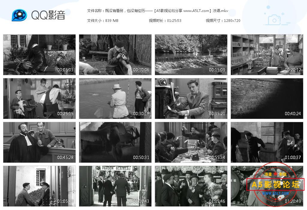 [路易·德·菲奈斯电影][既没有看到，也没有经历][百度云网盘资源下载][720P高清MKV/840M][1958年][法语][ ...