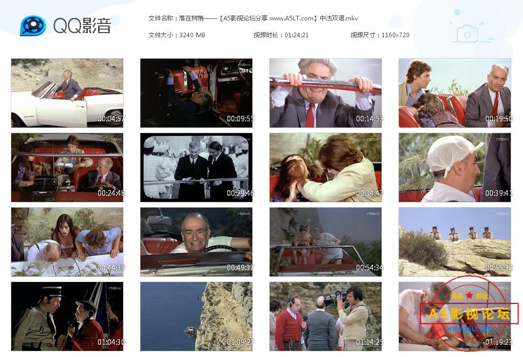[路易·德·菲奈斯电影][落在树梢][多版本][百度云网盘资源下载][XXXP高清MKV/3.16G+1.43G][1971年]