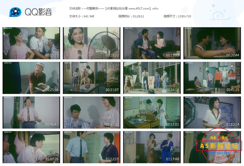 [国产老电影][一对冒牌货][百度云网盘资源下载][720P高清MKV/640M][1986年][屠茹英/凌慧/尤丽华][无字幕]