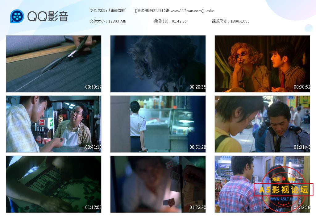 电影重庆森林下载,