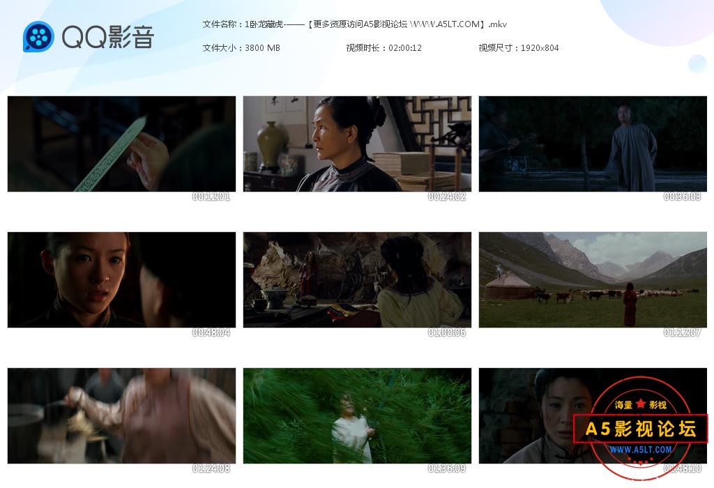 卧虎藏龙百度网盘下载
