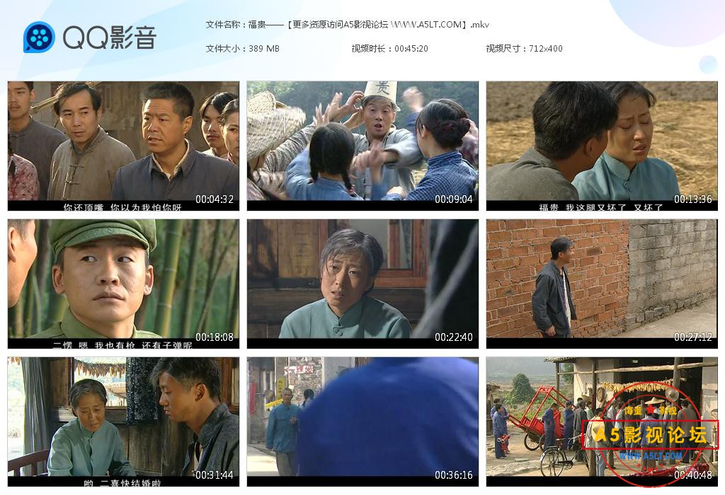福贵高清下载