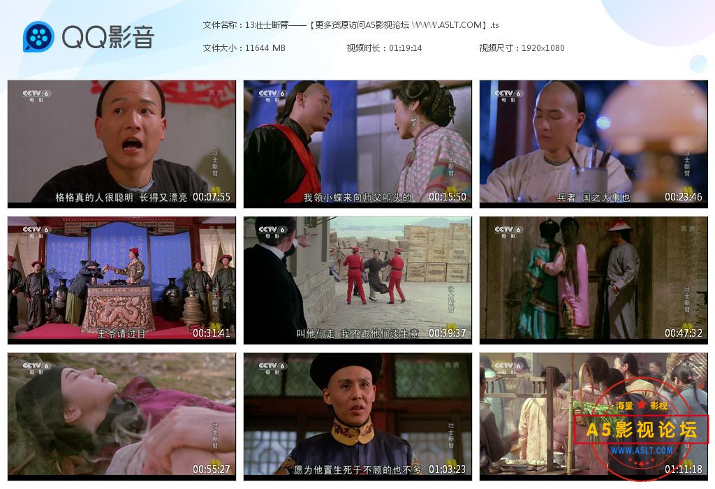电影壮士断臂云资源,
