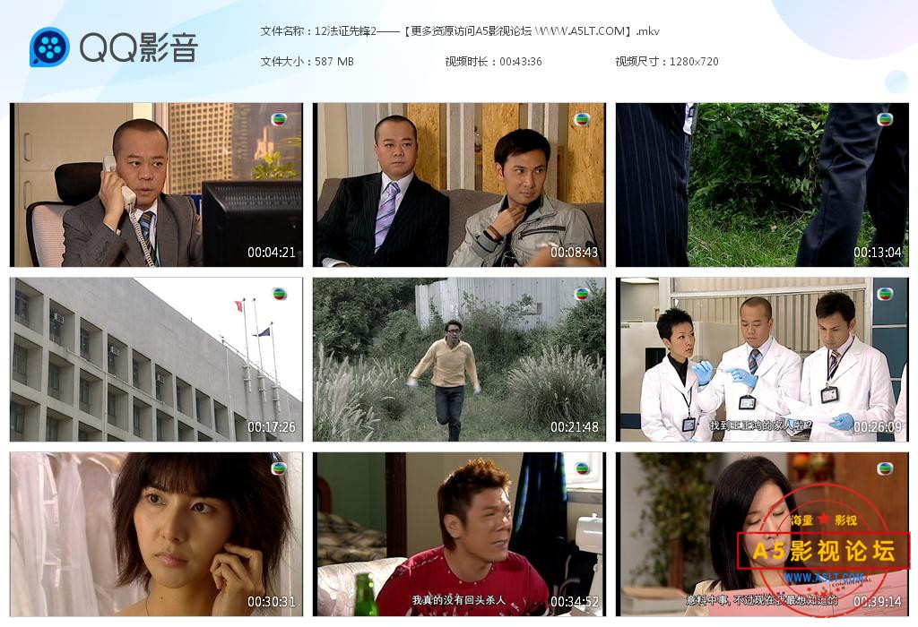 TVB剧法证先锋云资源