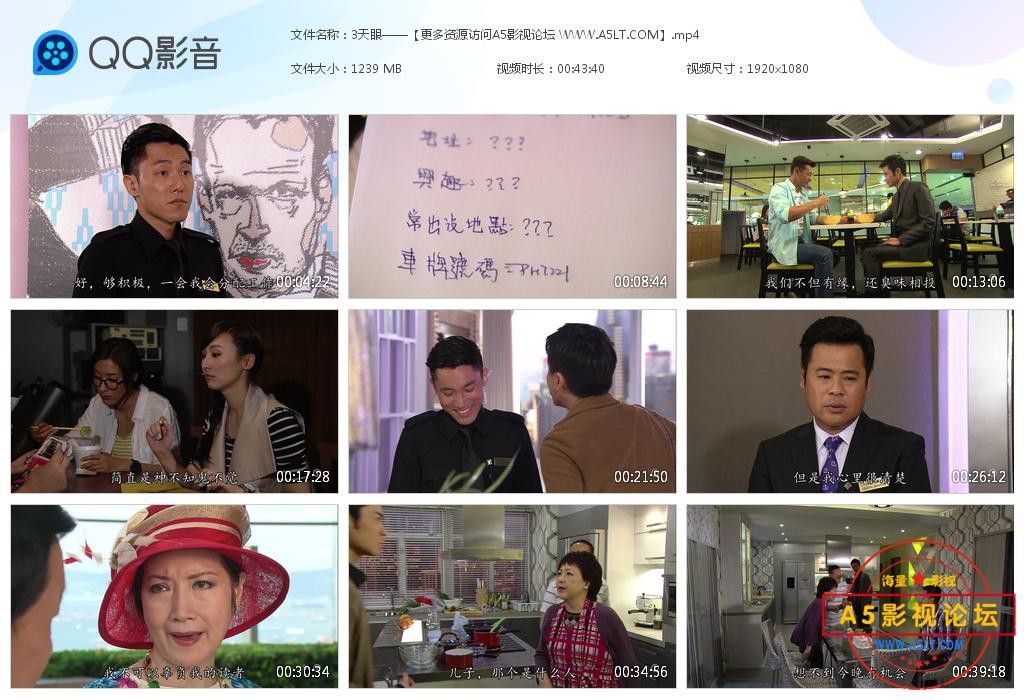 TVB剧天眼粤语下载