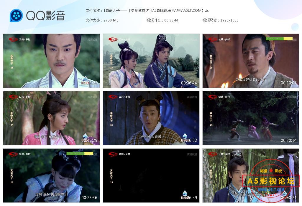 电视剧真命天子云资源