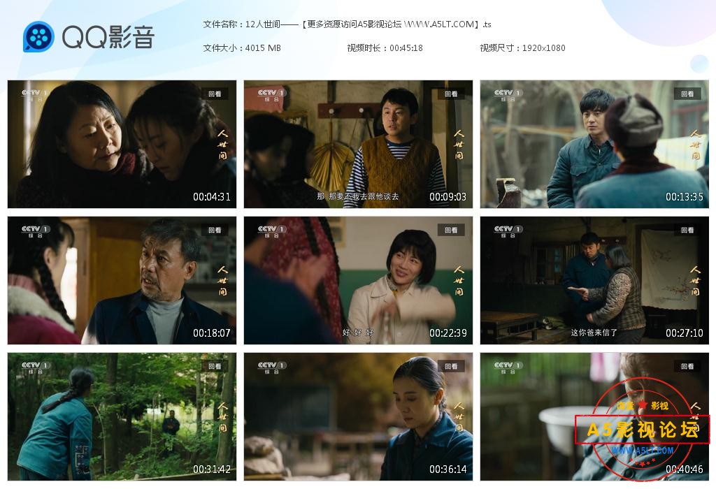 电视剧人世间网盘下载