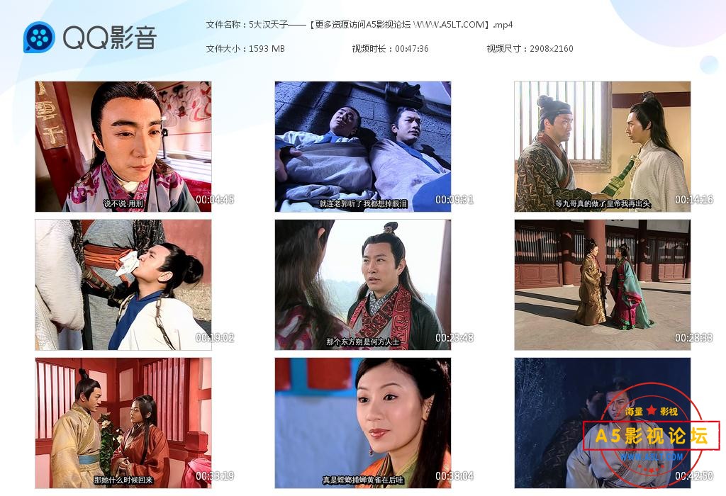 电视剧大汉天子下载