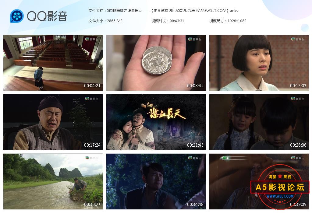 TVB剧情巾帼枭雄之谍血长天情下载