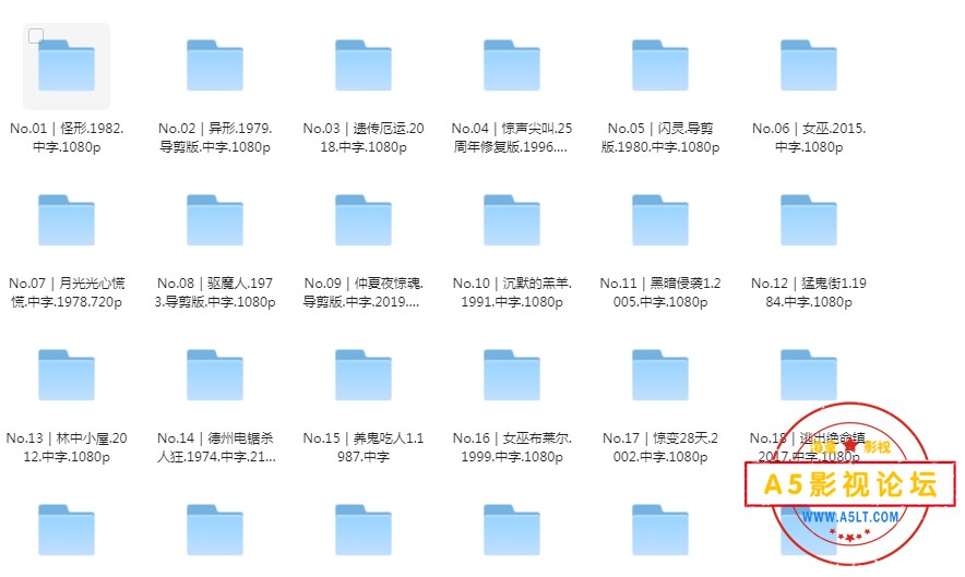 Reddit票选出史上最佳恐怖片Top100部