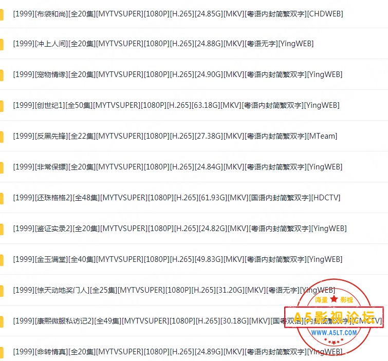 MYTVSUPER大合集