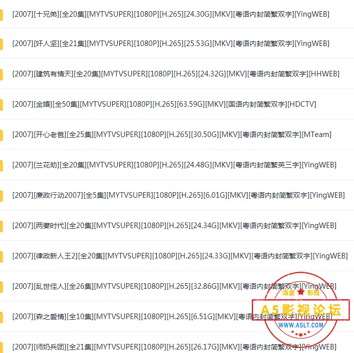 MYTVSUPER大合集