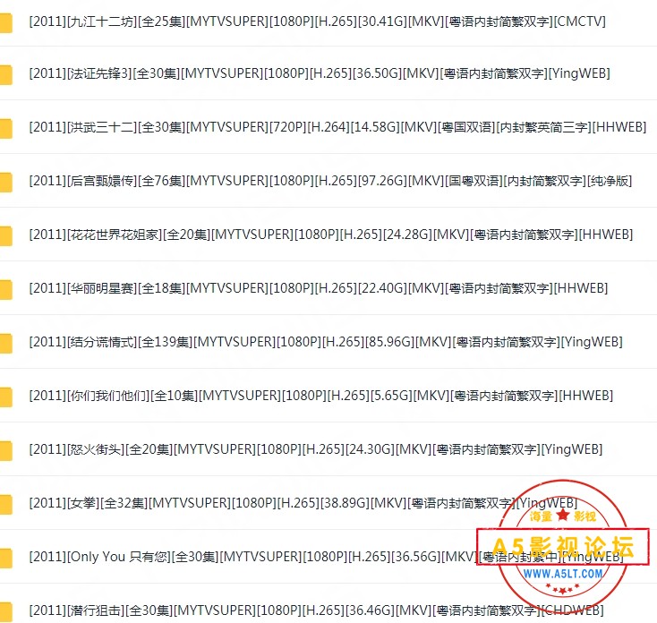 MYTVSUPER大合集